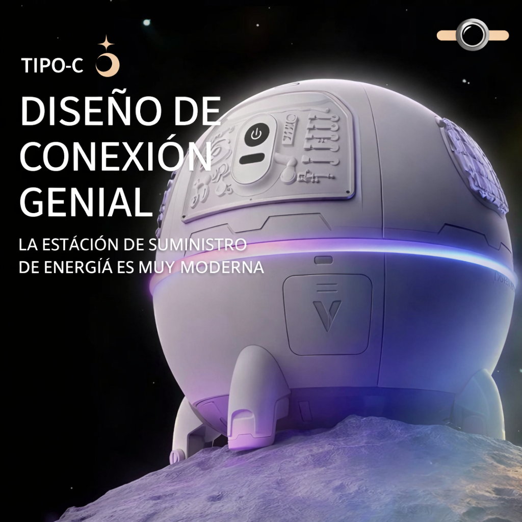 Humidificador Capsula Espacial con Luz Ambiental